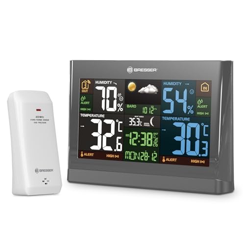 bresser-station-m-t-o-radio-meteo-thbm-colour-avec-grand-cran-couleur-et-capteur image 5