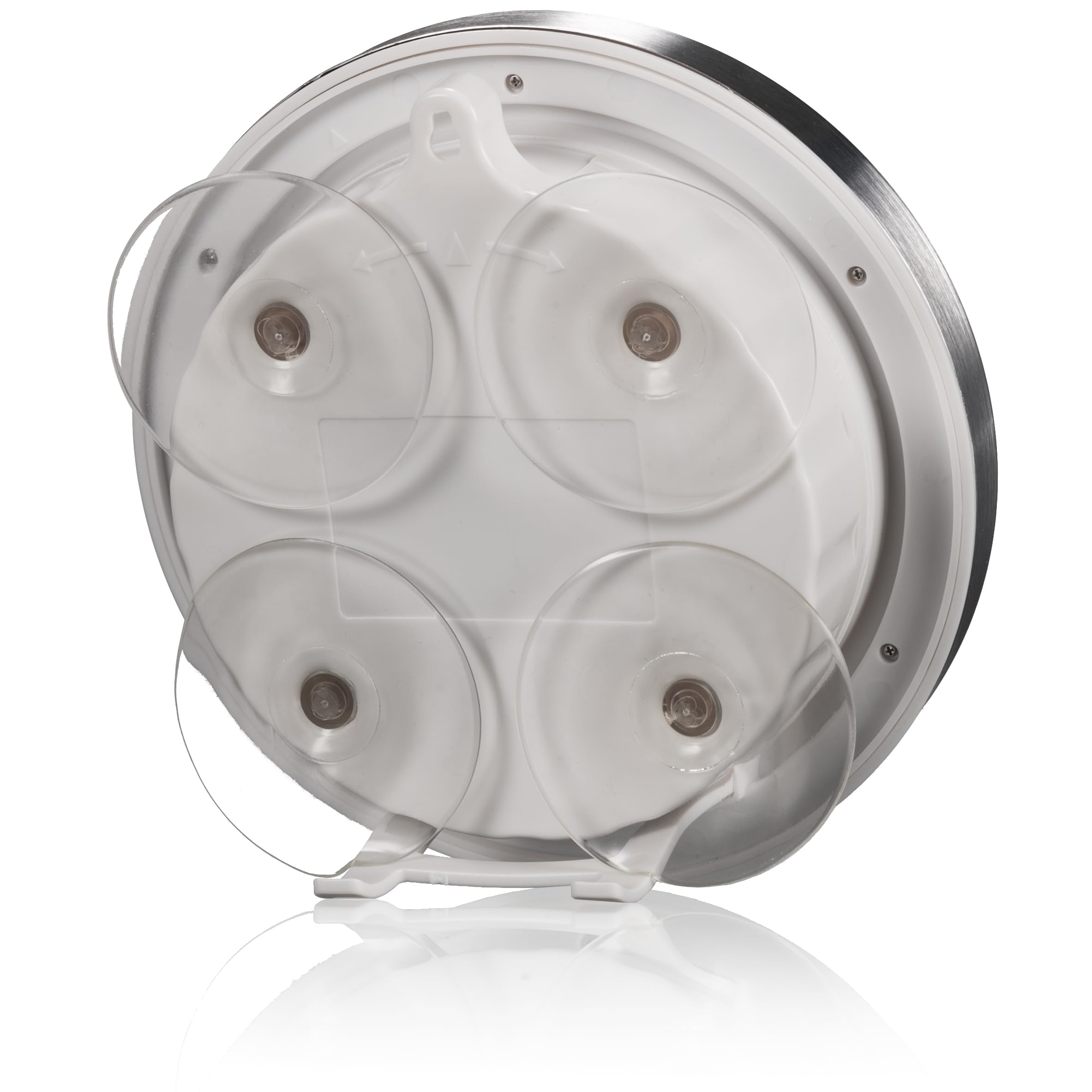 bresser-mytime-bath-horloge-murale-radio-pilot-e-avec-temp-rature-blanc-argent image 4