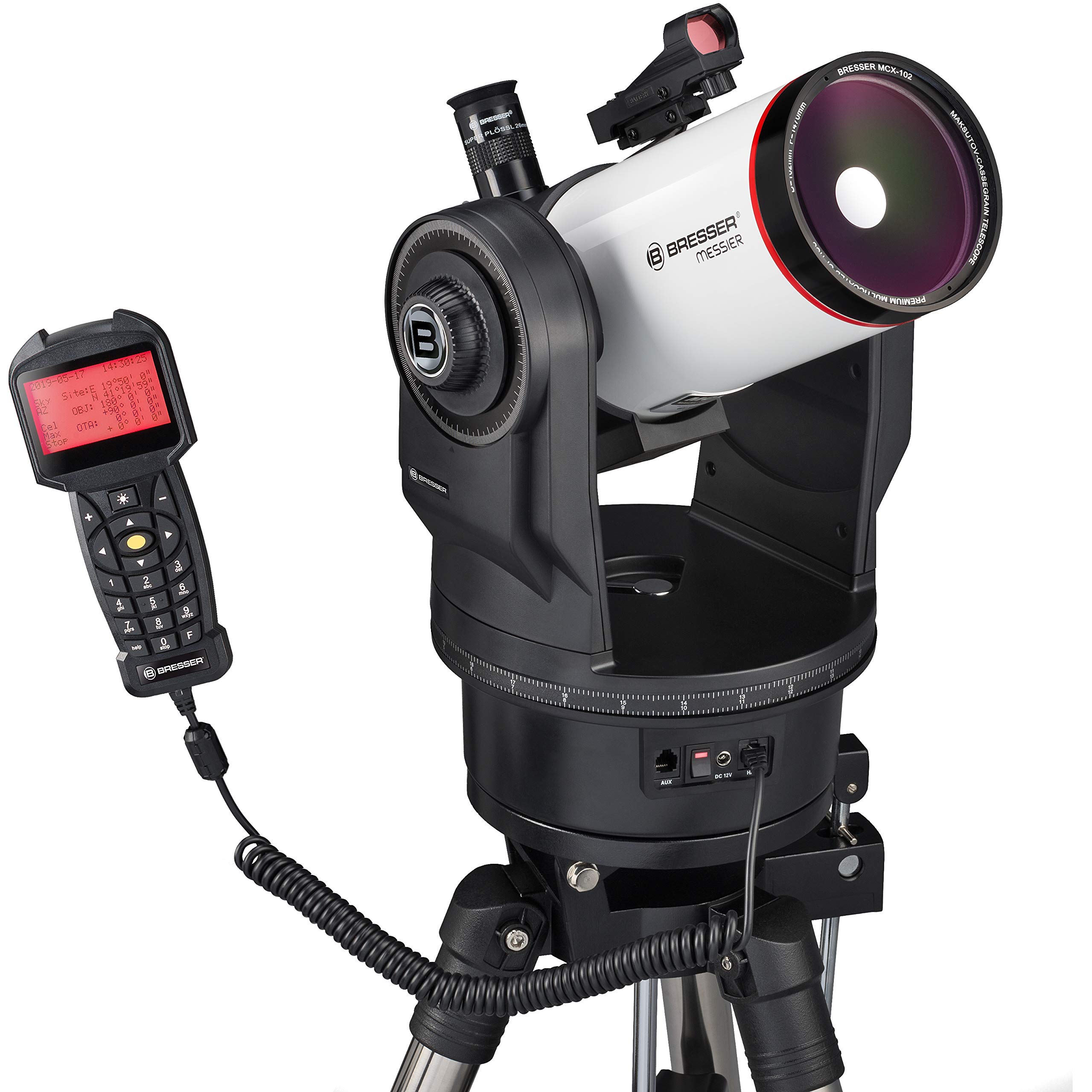 bresser-messier-mcx-102-t-lescope-maksutov-cassegrain-goto-102-1470-mm-avec-mont image 3