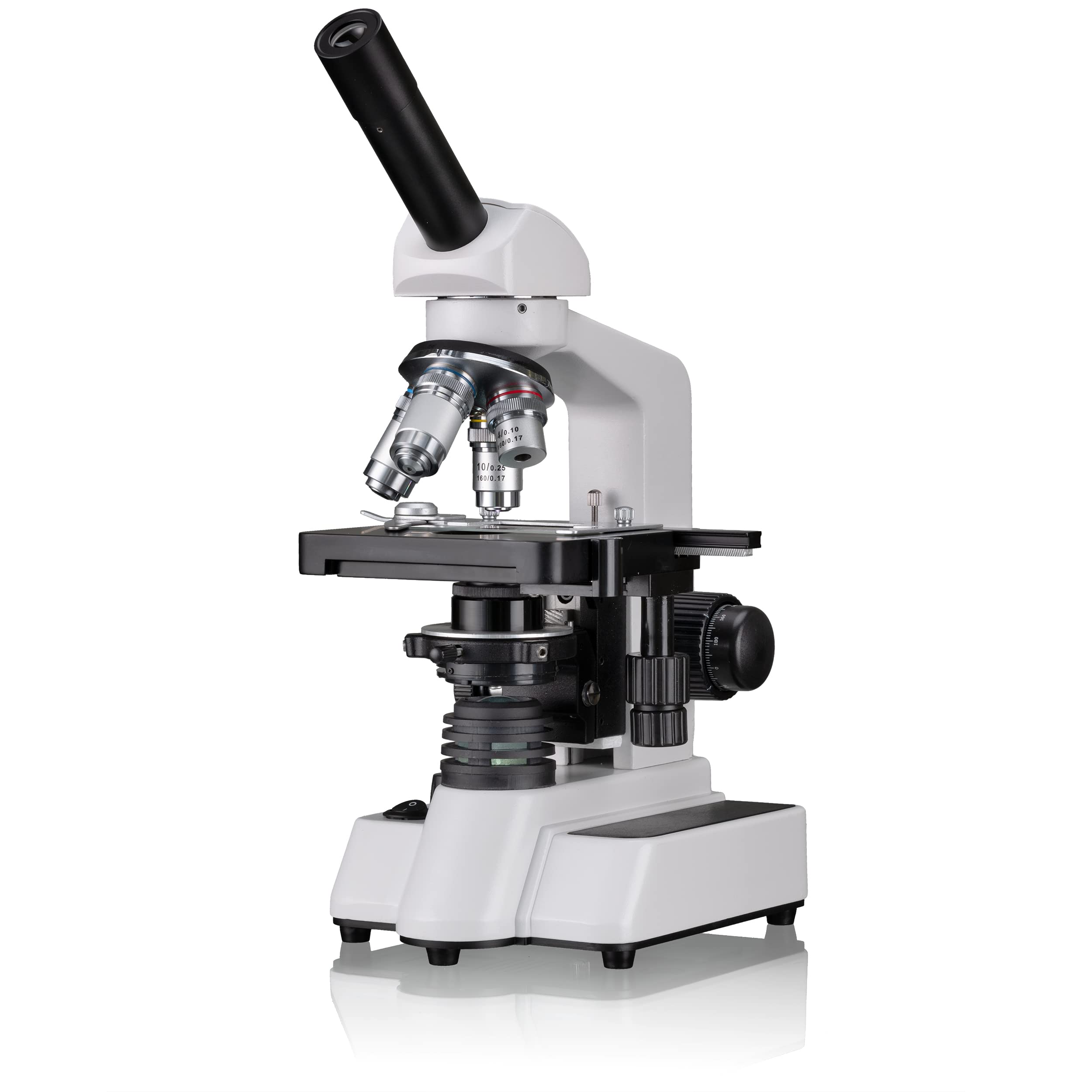 bresser-erudit-dlx-microscope-40x-1000x-led-avec-objectifs-din image 1