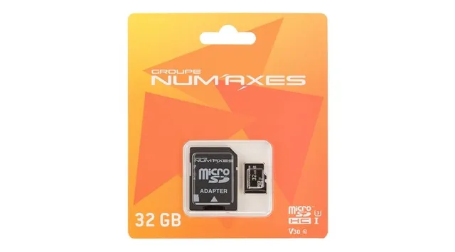 num-axes-32-go-micro-sdhc-classe-10-carte-m-moire-avec-adaptateur image 1