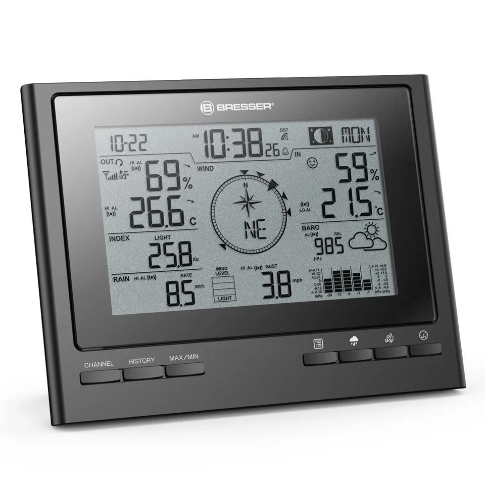 bresser-climatescout-7003100-base-additionnelle-pour-station-m-t-o-noir image 1