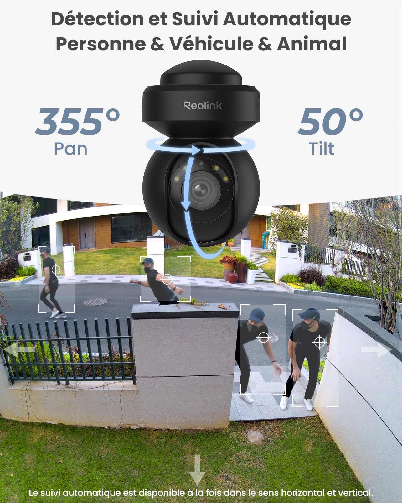 reolink-e1-outdoor-cam-ra-surveillance-wifi-ext-rieure-5mp-ptz image 2