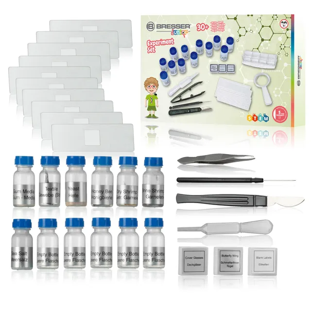 bresser-junior-set-d-exp-rience-avec-accessoires-de-microscopie-couvre-objets-et image 1