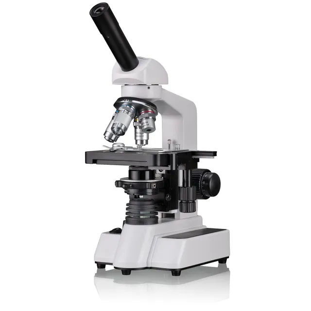 bresser-erudit-dlx-microscope-40x-1000x-led-avec-objectifs-din image 1
