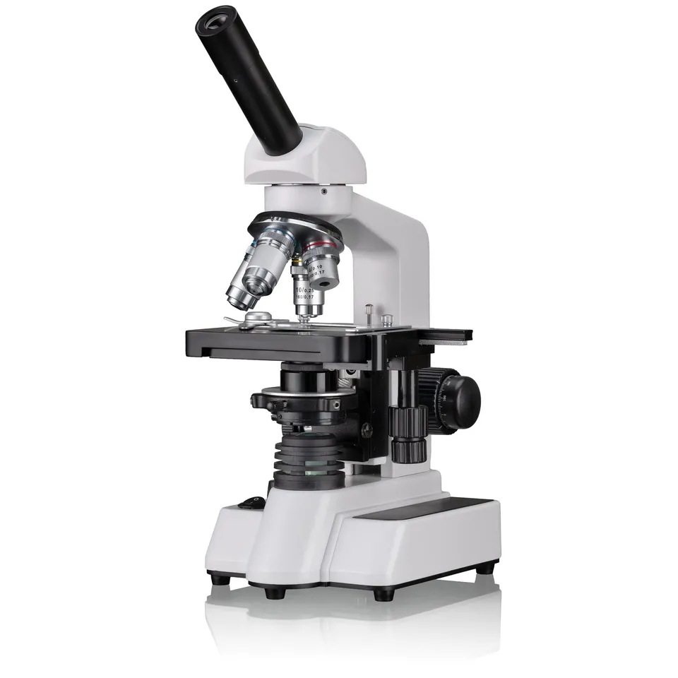 bresser-erudit-dlx-microscope-40x-1000x-led-avec-objectifs-din image 1
