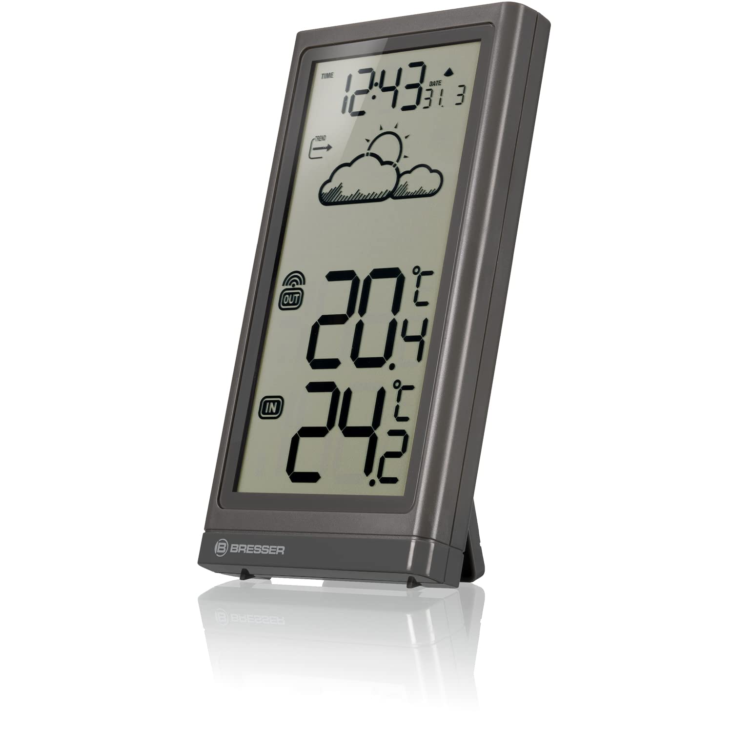 bresser-meteotemp-station-m-t-o-sans-fil-avec-capteur-ext-rieur-gris image 2