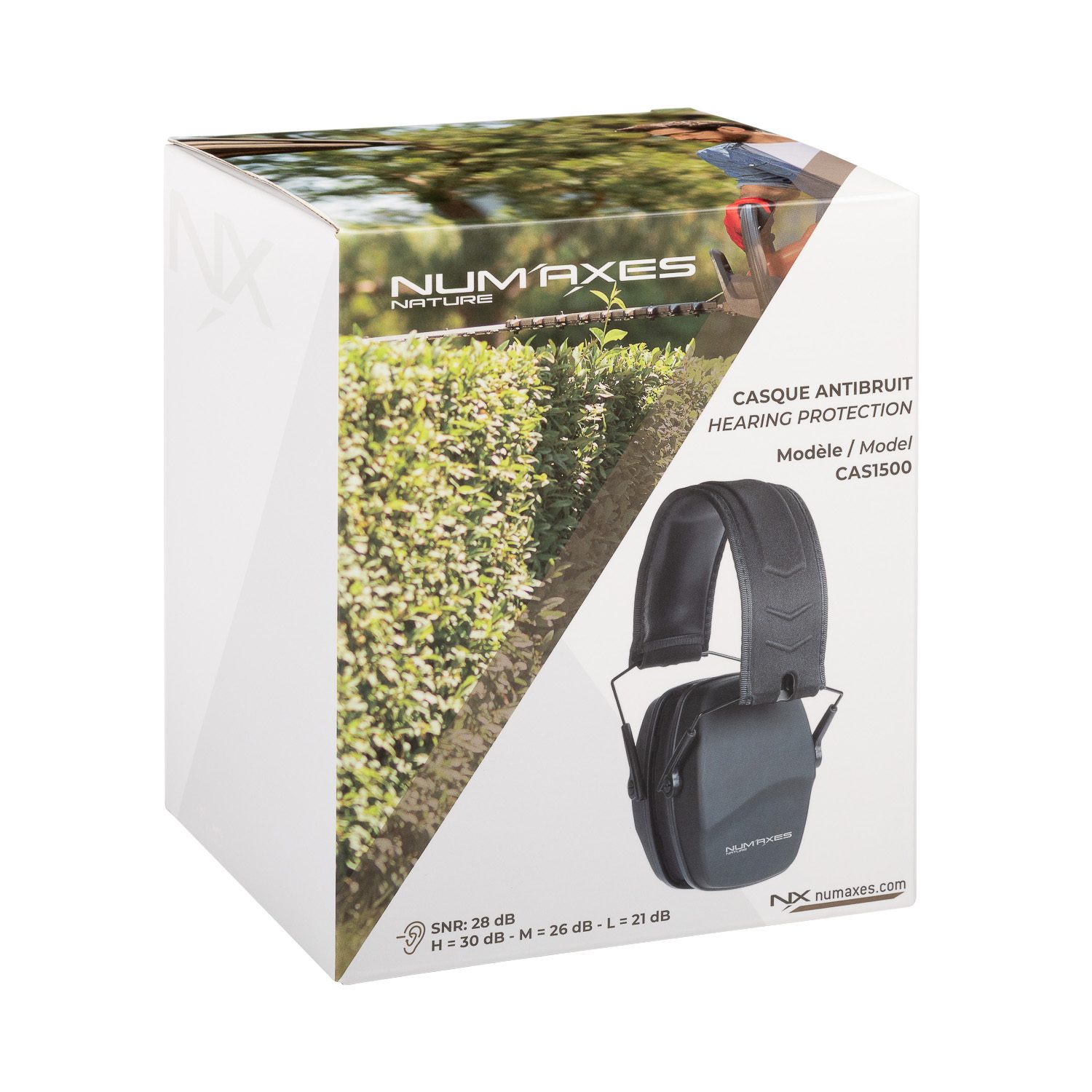 num-axes-cas1500-casque-antibruit-passif-28-db-snr-noir-223-g-pliable image 3