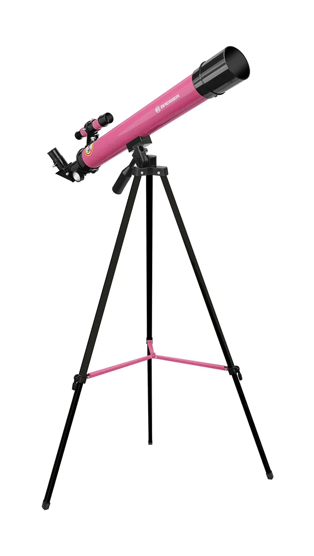 bresser-45-600-az-junior-lunette-astronomique-rose image 1