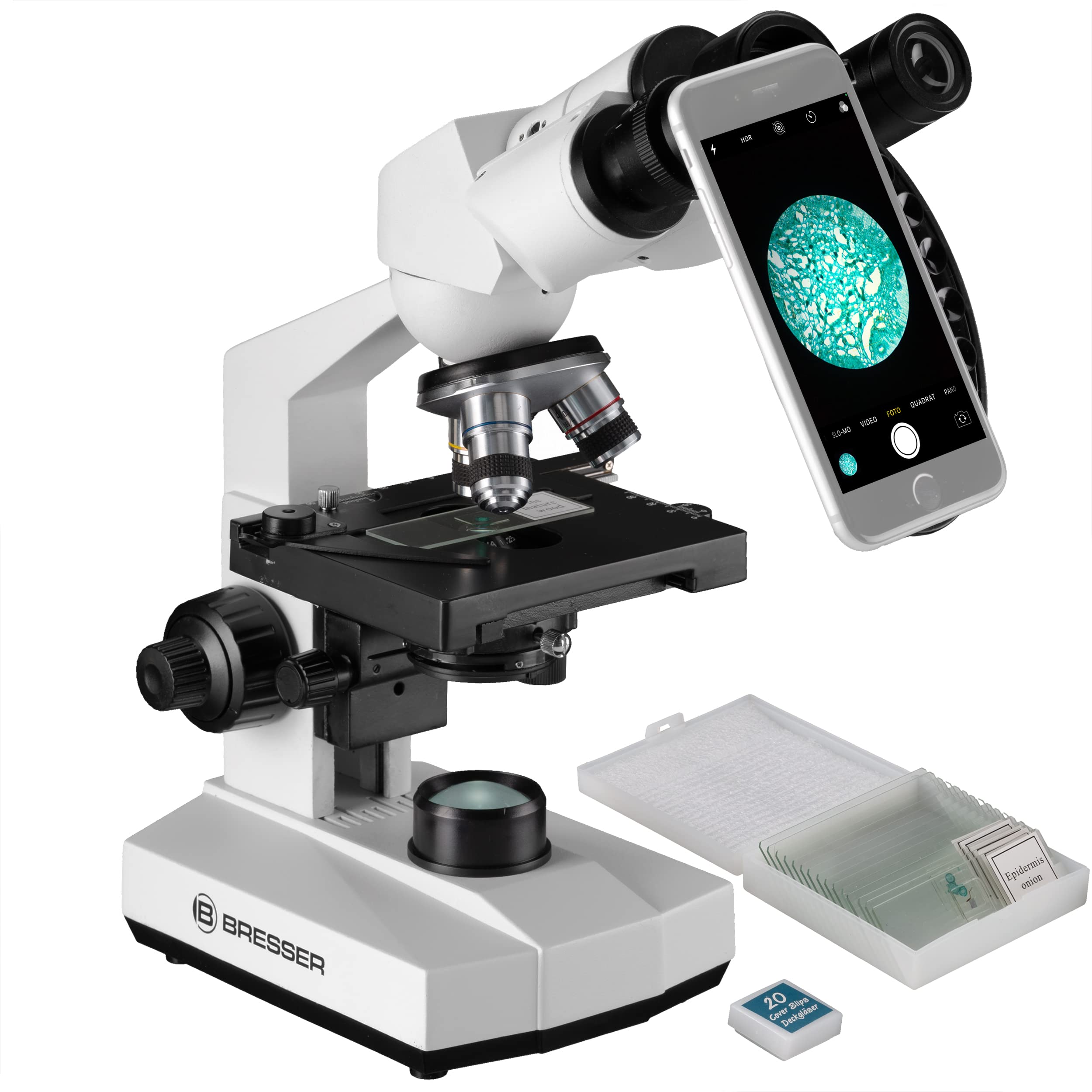 bresser-erudit-basic-bino-microscope-biologique-40x-400x-binoculaire-led image 7