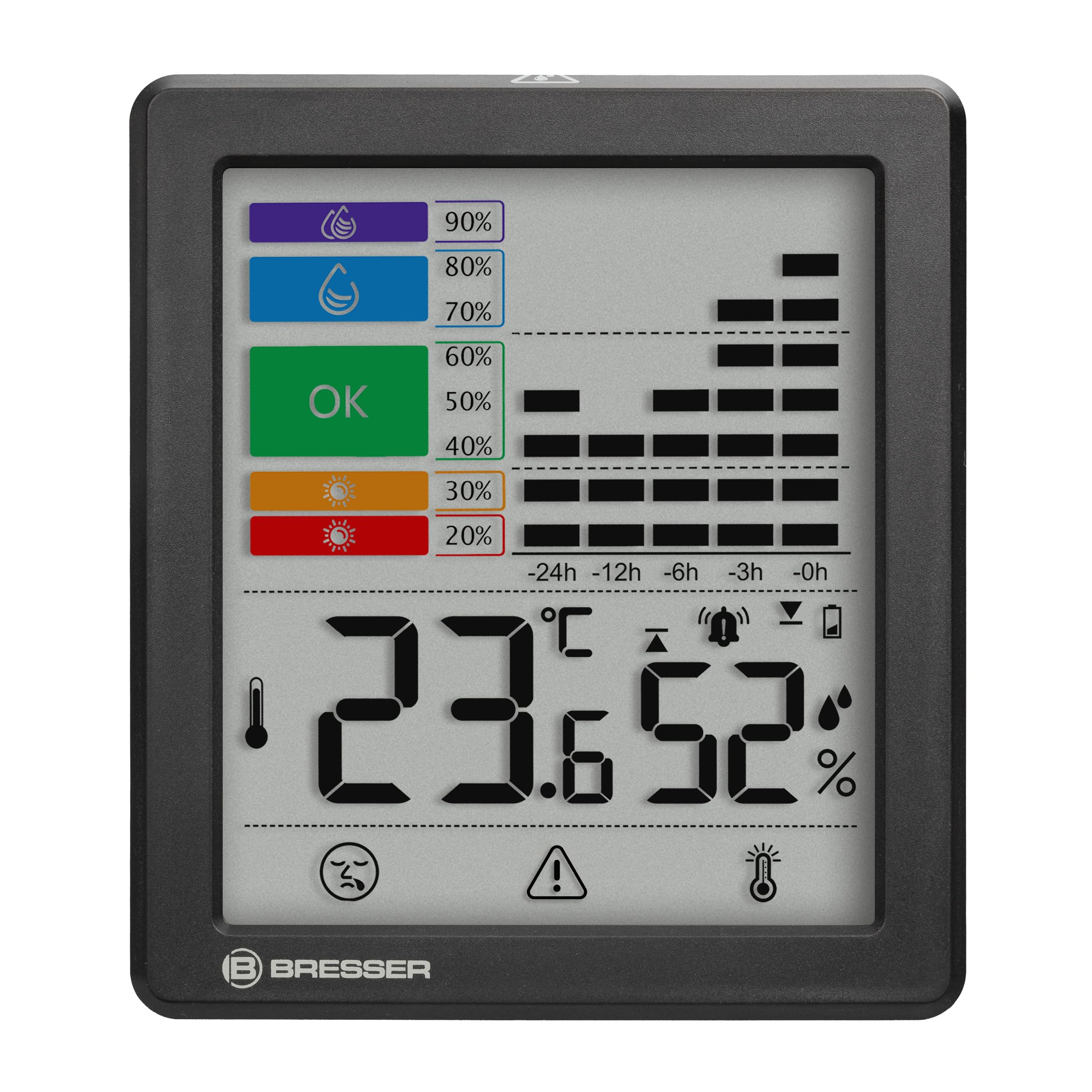 bresser-thermom-tre-hygrom-tre-int-rieur-avec-alerte-moisissure-et-indicateur-co image 6