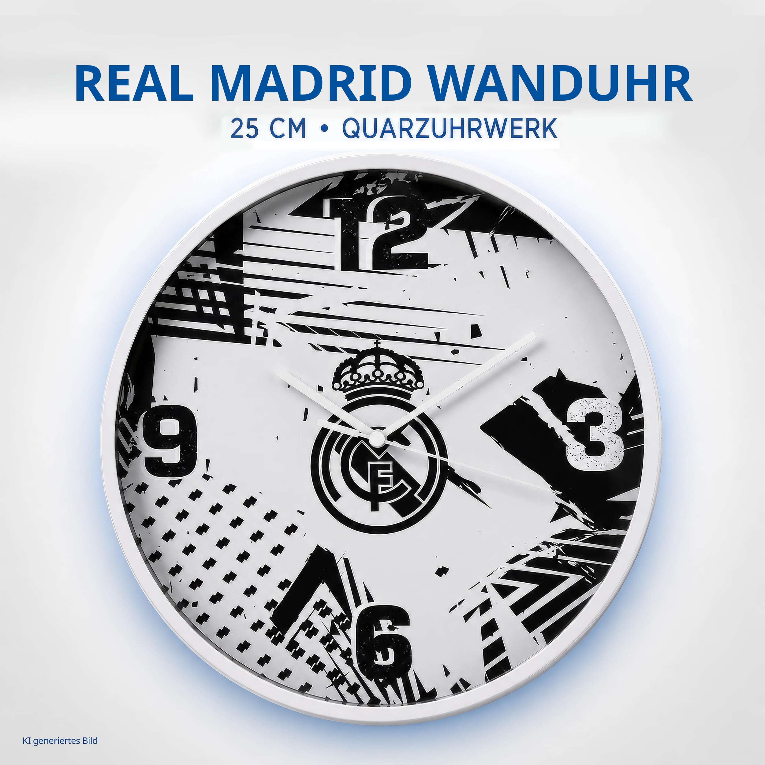 bresser-horloge-murale-real-madrid-25-cm-funky-design-urbain image 2