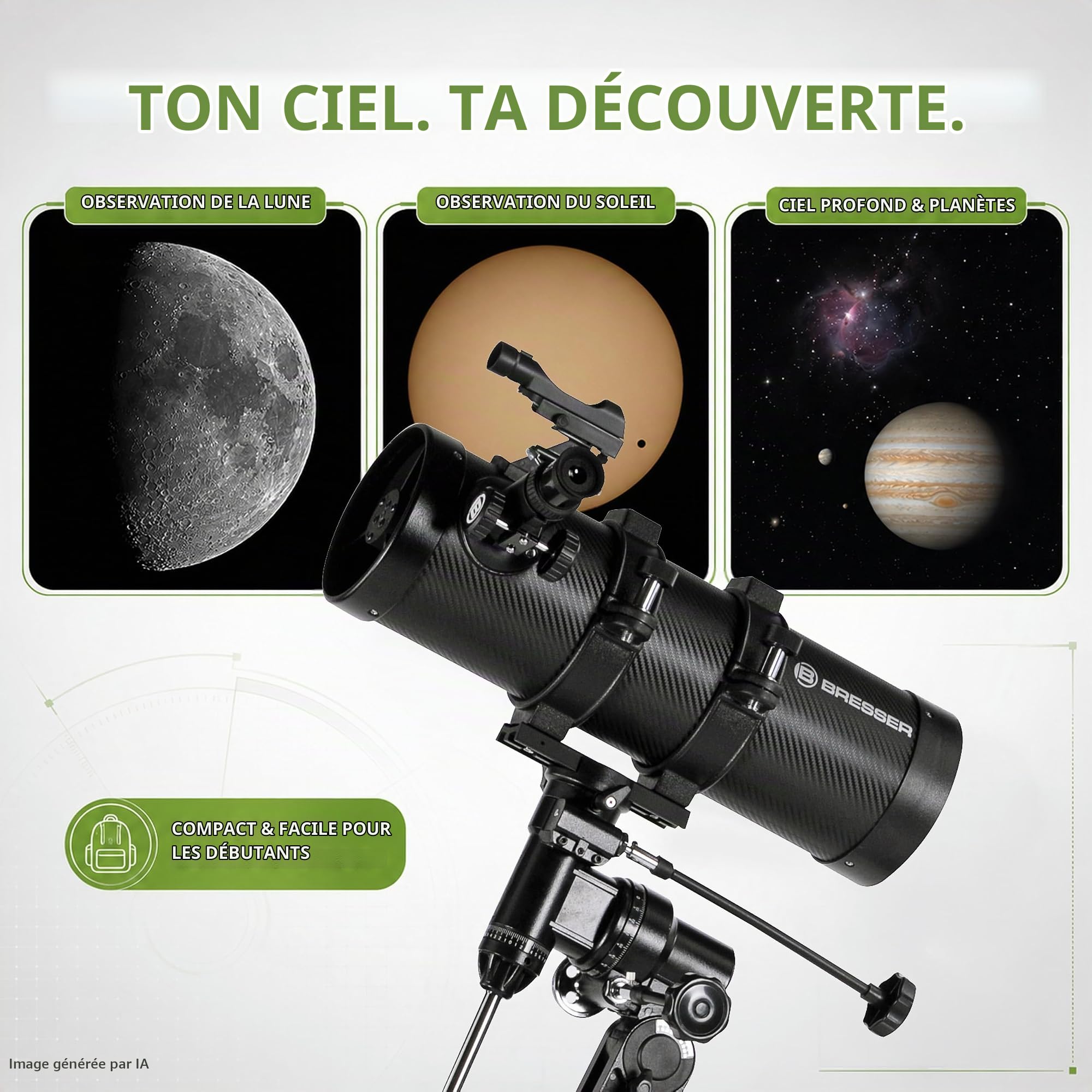 bresser-pluto-114-500-eq-t-lescope-newton-avec-adaptateur-smartphone image 4