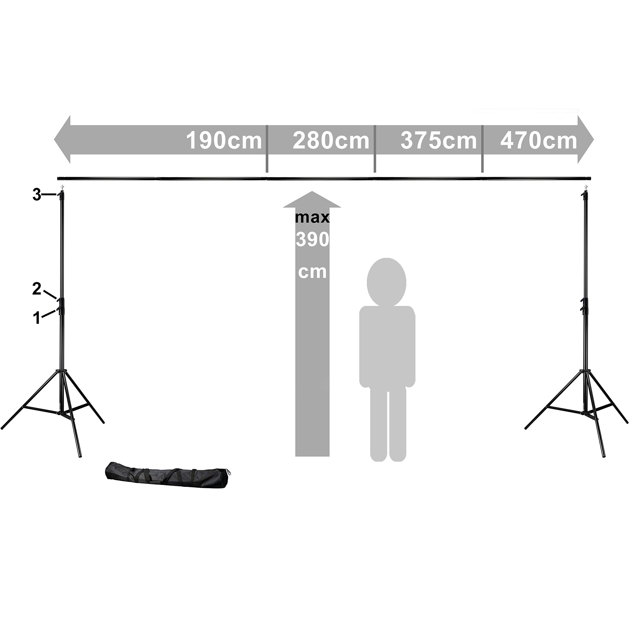 bresser-br-d45-pro-studio-photo-syst-me-de-fond-390-x-470-cm-noir image 7