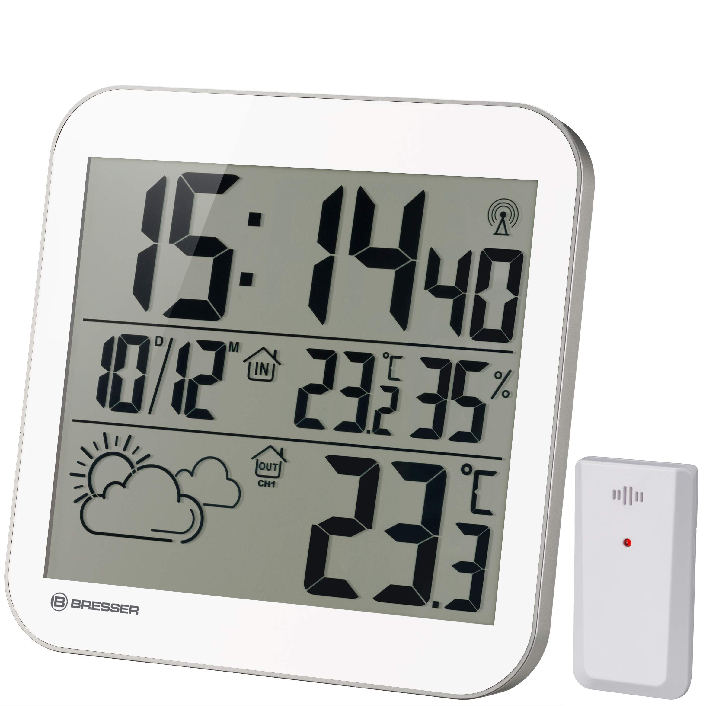 bresser-mytime-lcd-horloge-murale-station-m-t-o-blanche image 1