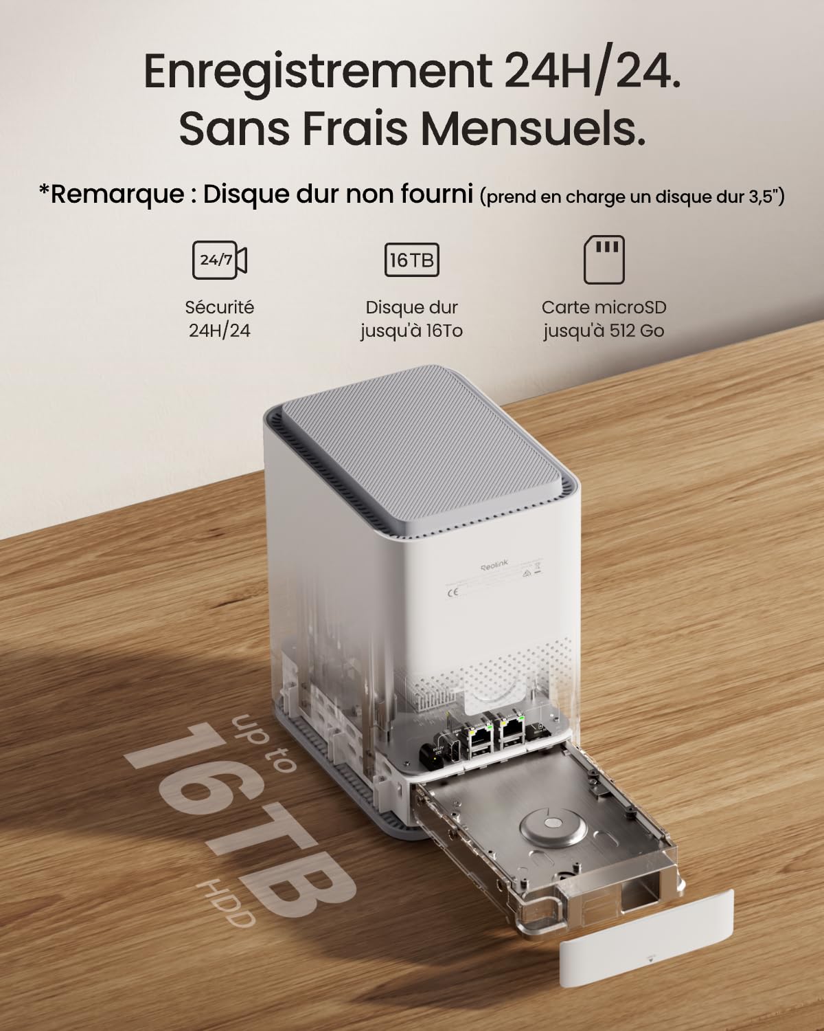 reolink-wifi-6-home-hub-pro-rln-12w-central-de-surveillance-avec-enregistrement- image 2