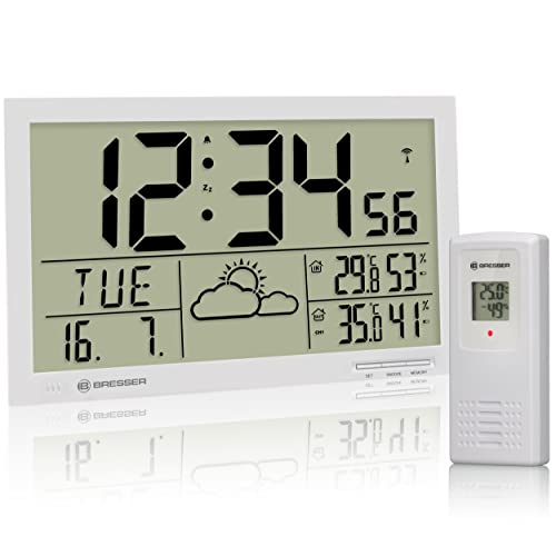 bresser-mytime-horloge-murale-m-t-o-jumbo-lcd-blanche image 7