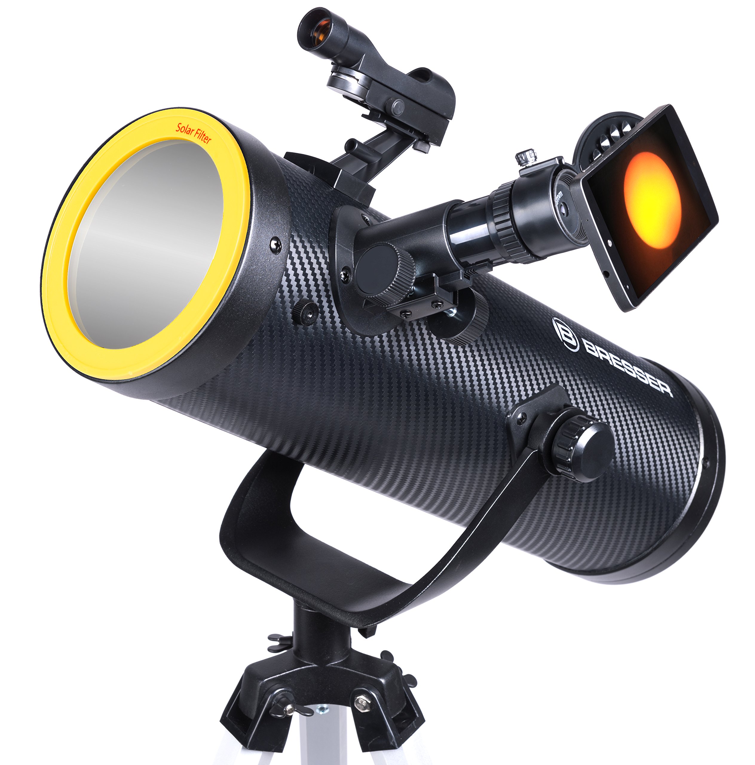 bresser-solarix-114-500-t-lescope-newton-soleil-et-ciel-smartphone image 2
