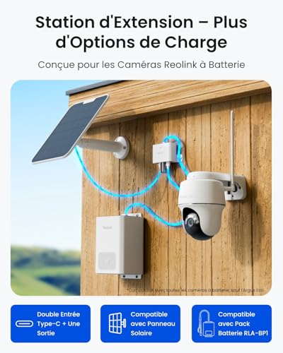 reolink-station-extension-rla-cd1-dock-double-alimentation-solaire-batterie image 8