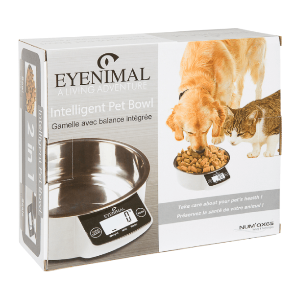num-axes-gamelle-avec-balance-int-gr-e-intelligent-pet-bowl-1-l-inox image 2