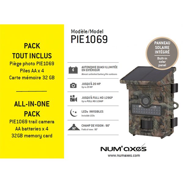 num-axes-pie1069-pack-all-in-one-cam-ra-d-observation-panneau-solaire image 2