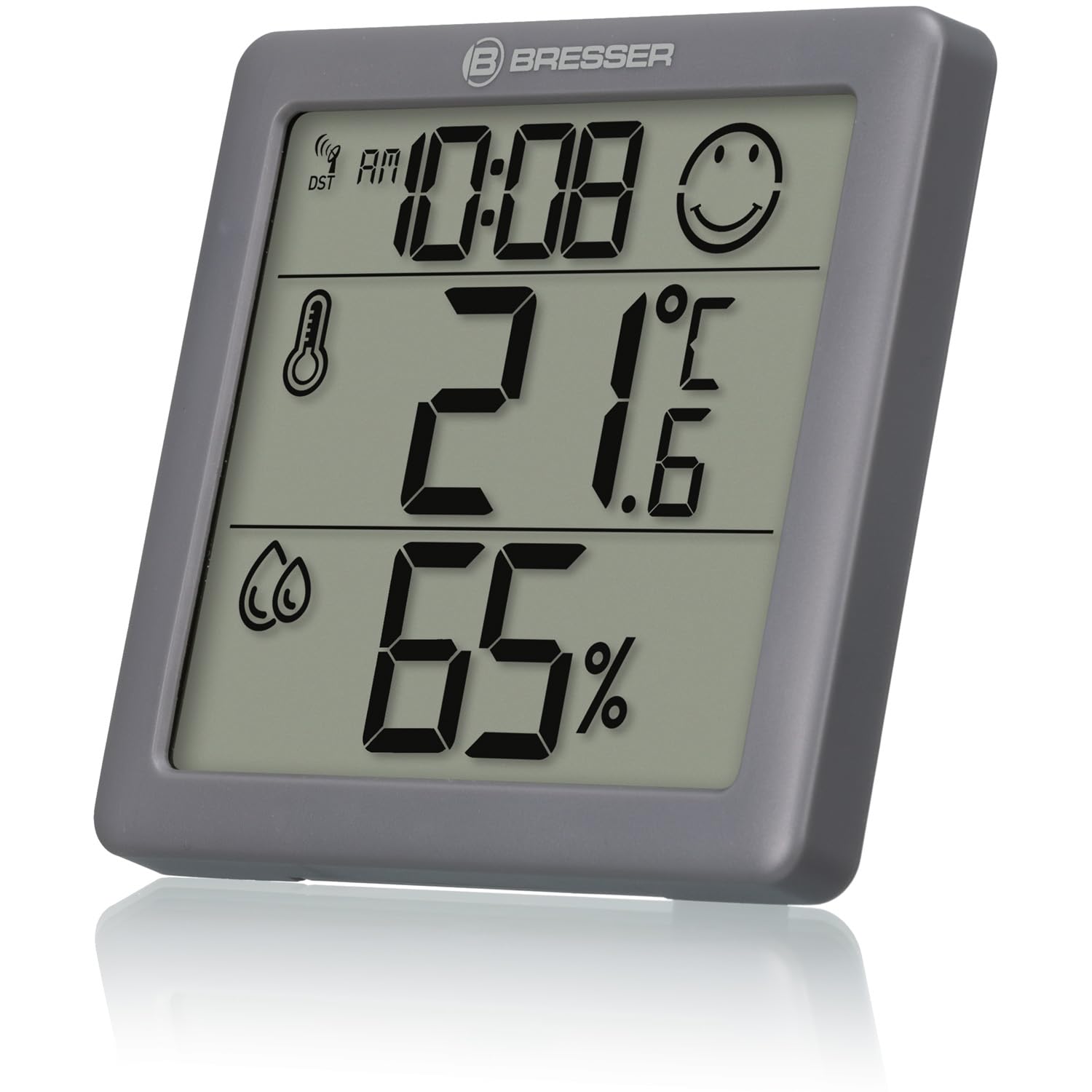 bresser-climate-smile-lot-de-2-thermo-hygrom-tres-smiley-poser-ou-fixer-au-mur-h image 2