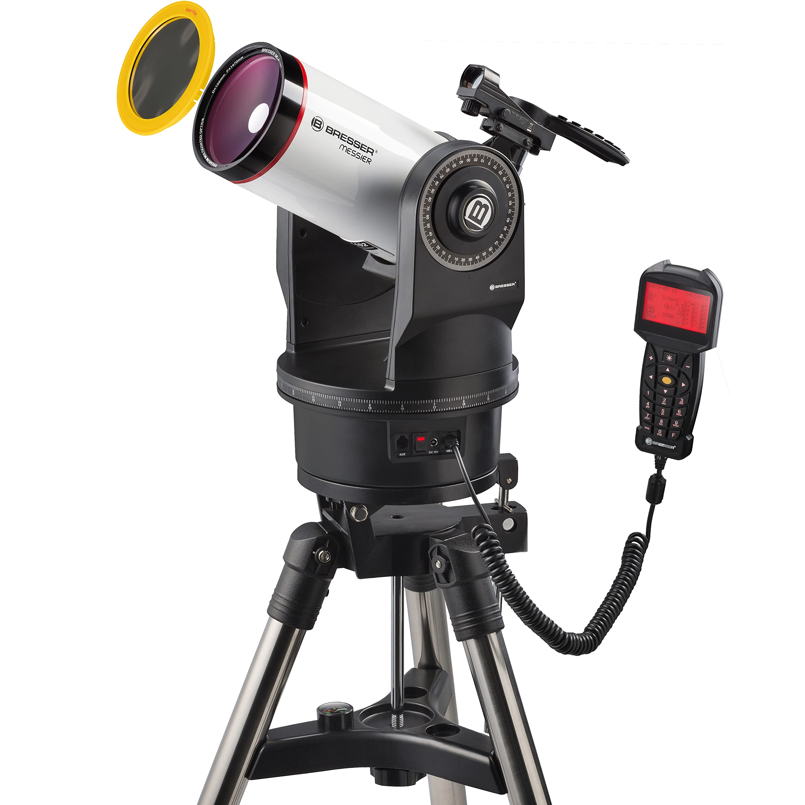 bresser-messier-mcx-102-t-lescope-maksutov-cassegrain-goto-102-1470-mm-avec-mont image 1