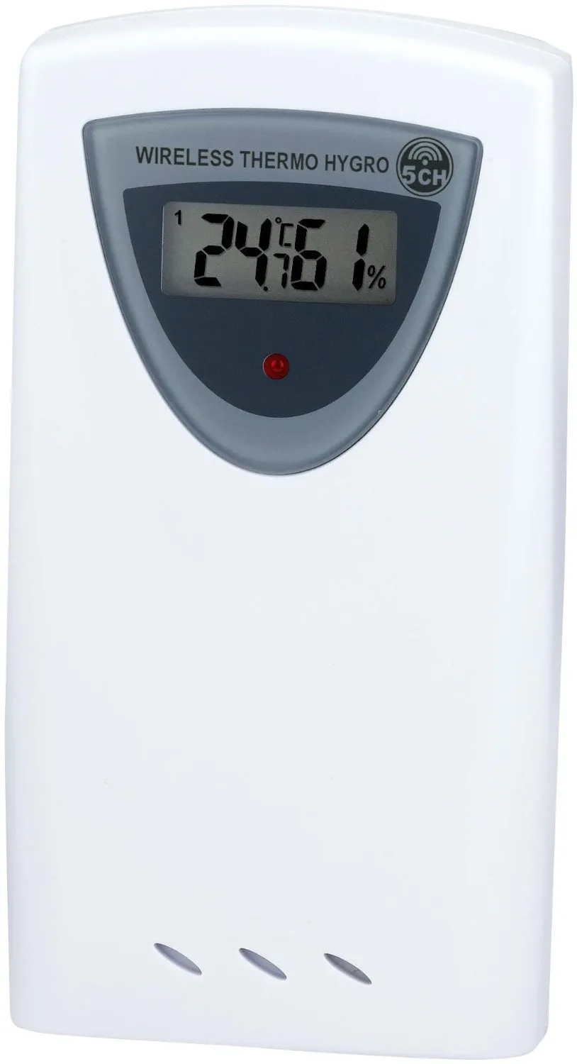 bresser-capteur-thermo-hygro-rc-5ch-blanc-pour-station-m-t-o-433-mhz image 1