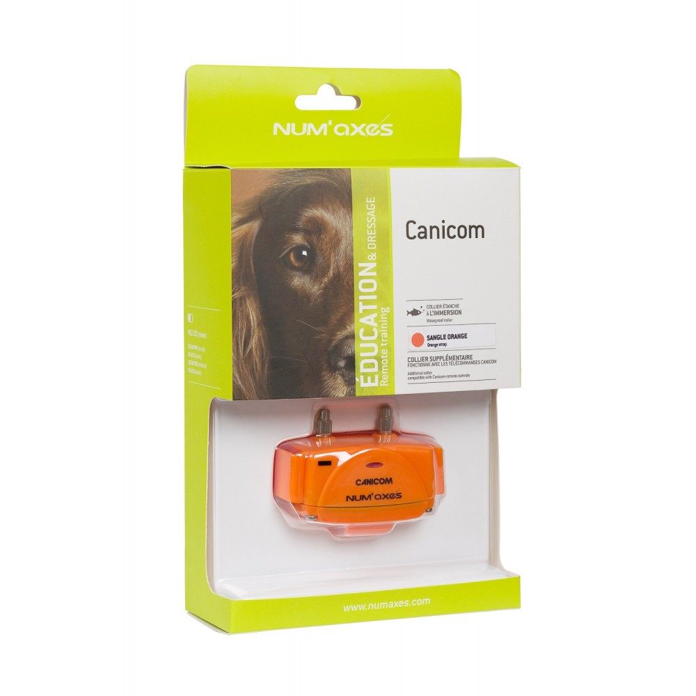 num-axes-canicom-orange-collier-de-dressage-additionnel image 4