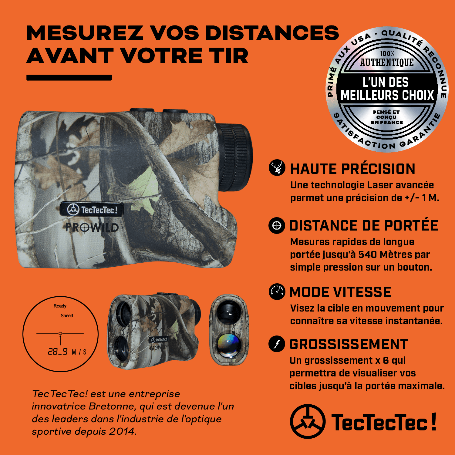 tectectec-prowild-t-l-m-tre-de-chasse-laser-540-m image 6