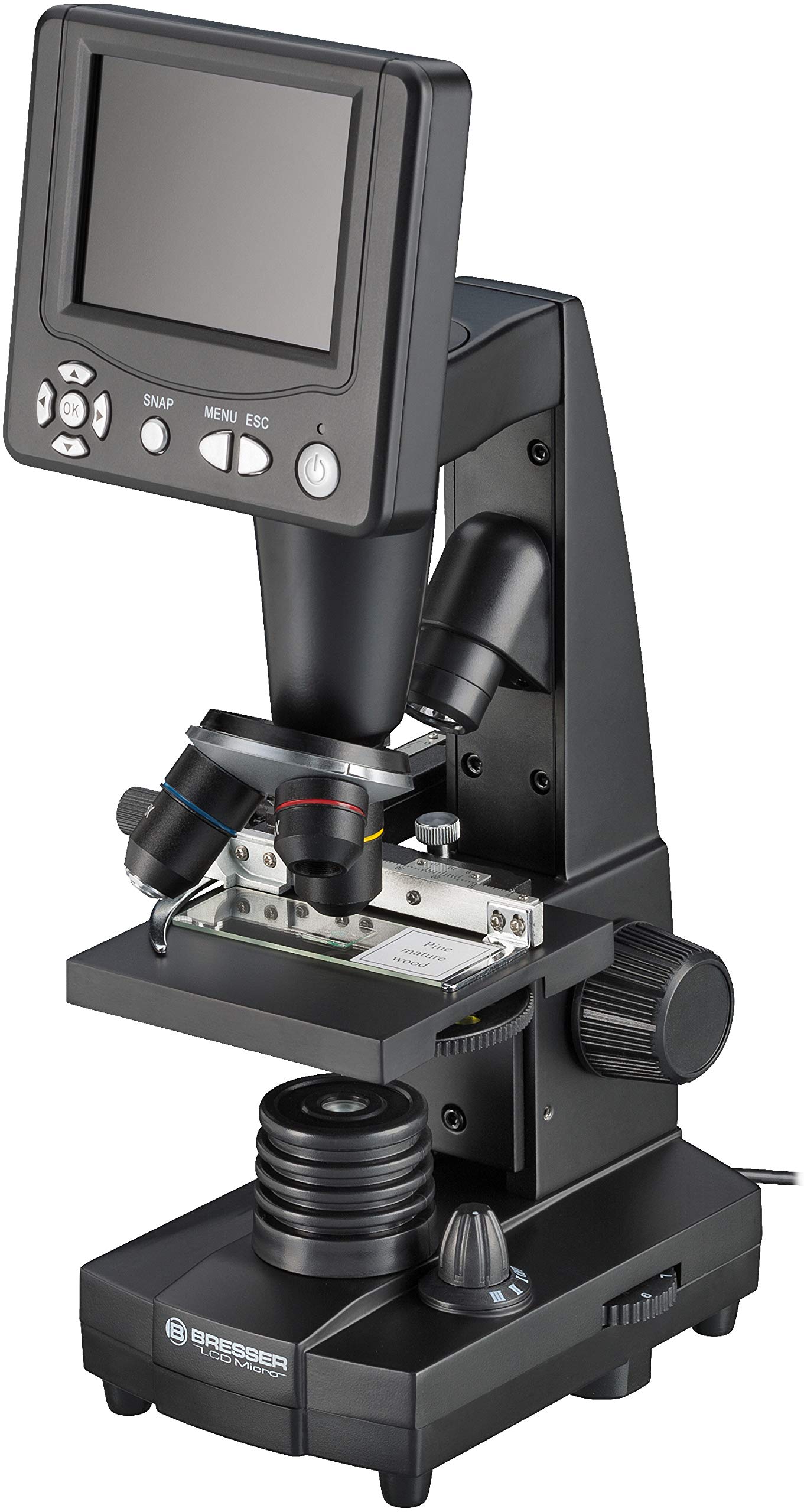 bresser-biolux-microscope-d-enseignement-lcd-8-9-cm-3-5-50-500x-2000x-digital-5m image 2