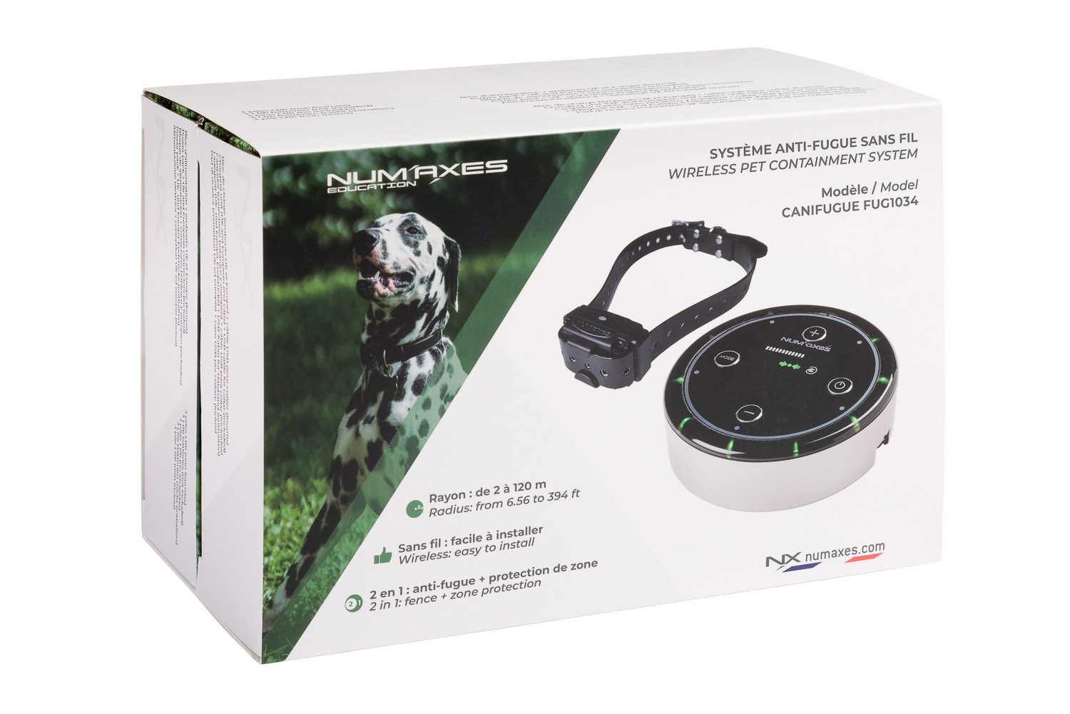num-axes-canifugue-fug1034-cl-ture-anti-fugue-sans-fil-pour-chien image 2