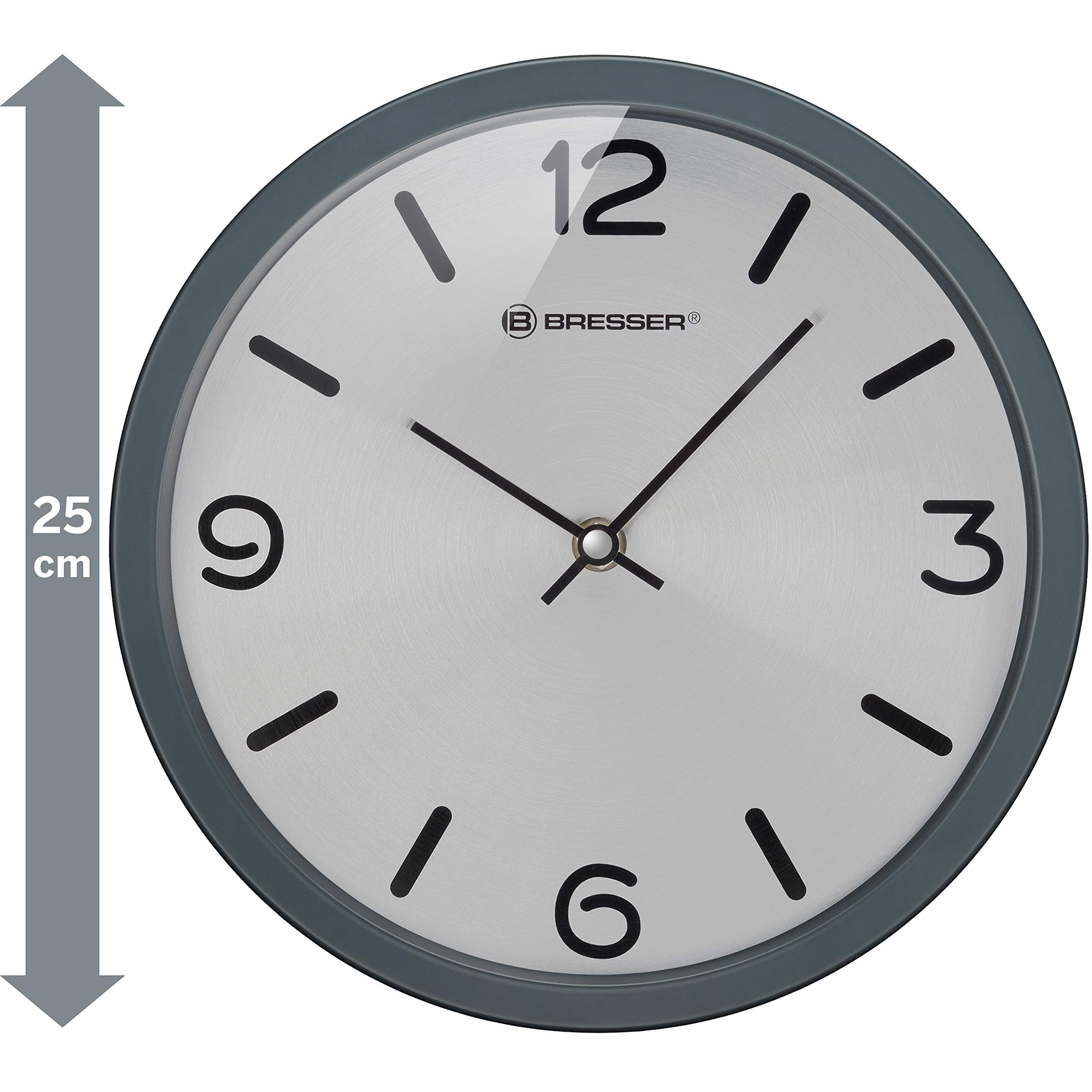 bresser-mytime-silver-edition-horloge-murale-25-cm-cadre-acier-inoxydable-laqu-m image 5