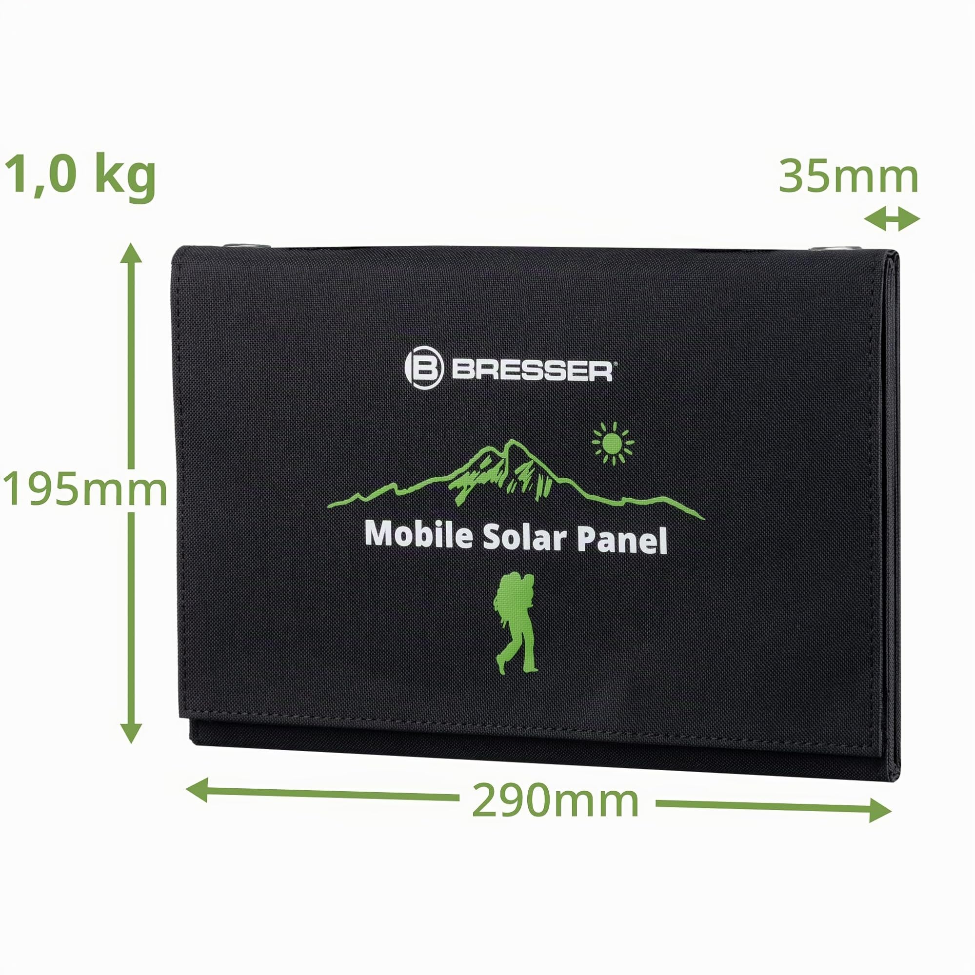bresser-chargeur-solaire-portable-pliable-21-w-solarix-avec-usb-a-et-sortie-dc image 5