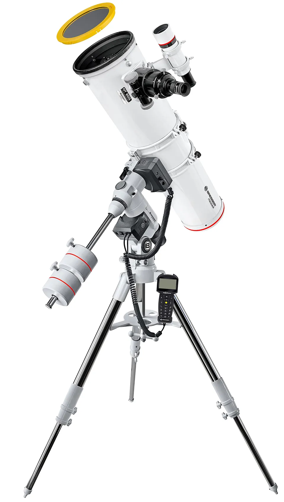 bresser-messier-nt-203-1200-exos-2-eq-5-goto-t-lescope-blanc image 1