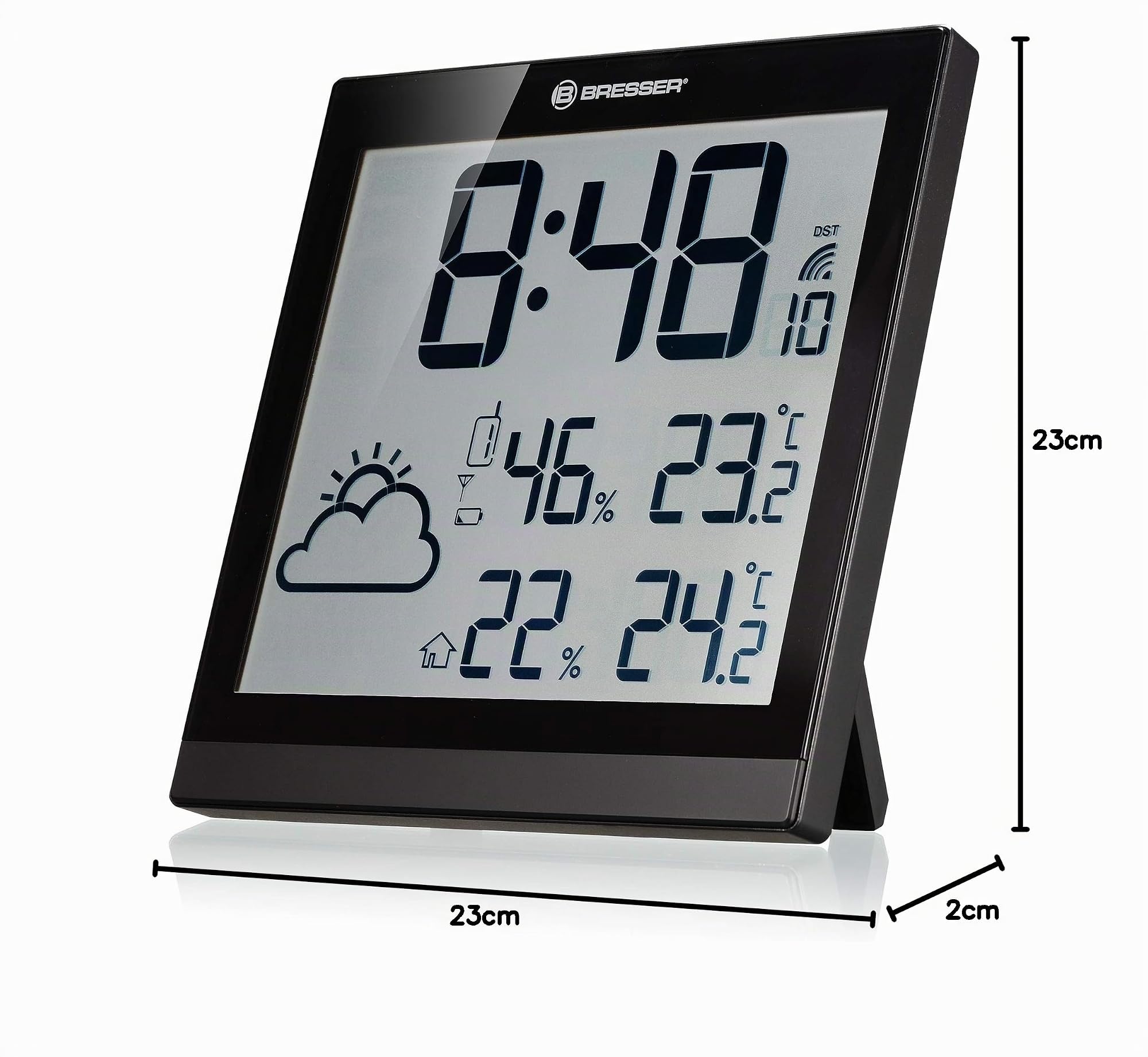 bresser-temeotrend-jc-station-m-t-o-sans-fil-horloge-dcf-cran-uwa-noire image 8