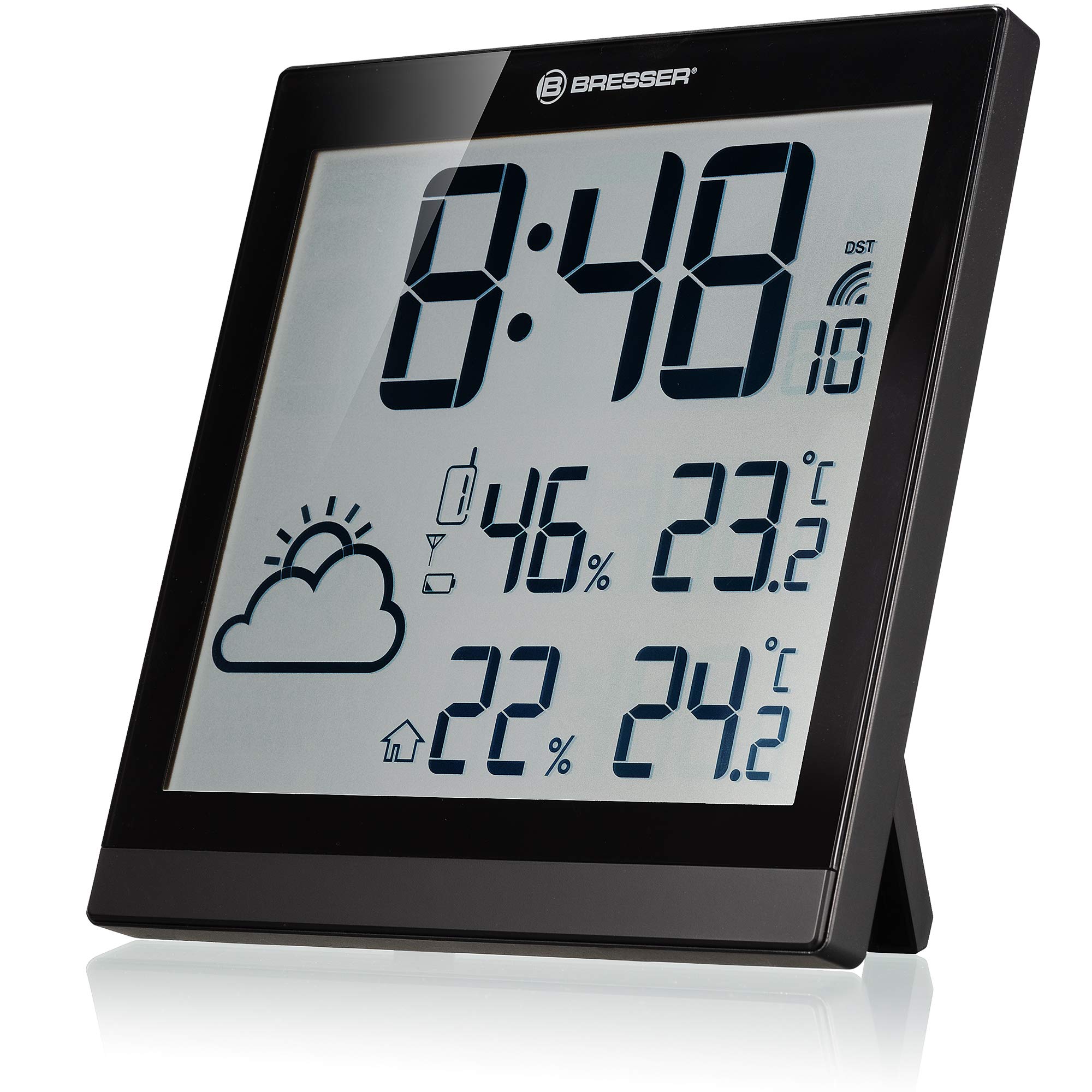 bresser-temeotrend-jc-station-m-t-o-sans-fil-horloge-dcf-cran-uwa-noire image 3