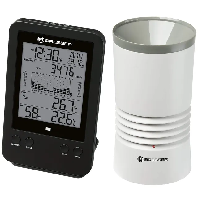 bresser-station-m-t-o-pluviom-tre-sans-fil-avec-capteur-ext-rieur-professionnel image 1