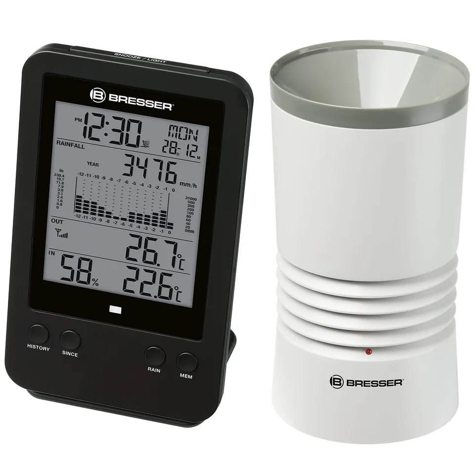 bresser-station-m-t-o-pluviom-tre-sans-fil-avec-capteur-ext-rieur-professionnel image 1