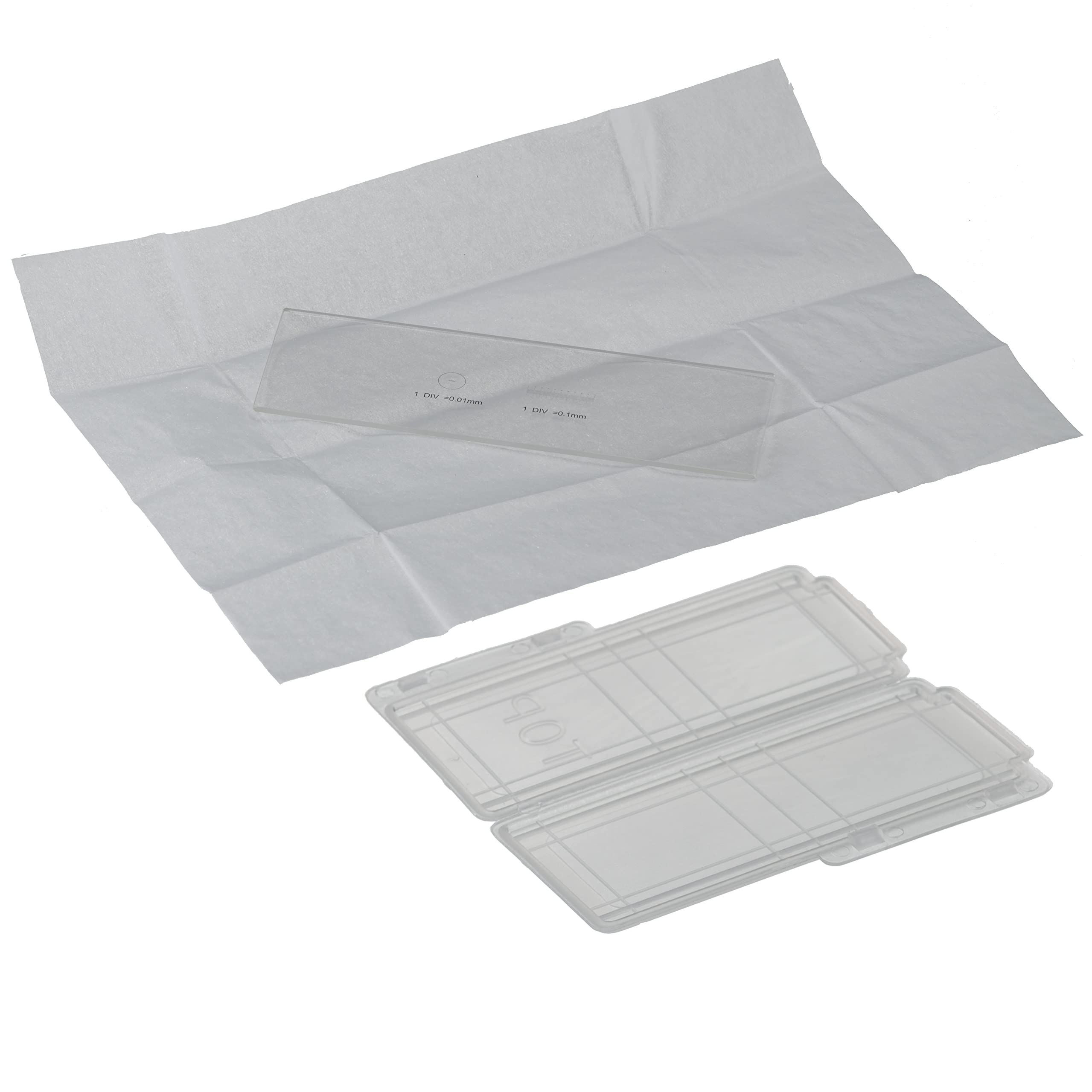 bresser-lames-porte-objets-microm-tres-double-chelle-1-10-et-1-100-mm image 6