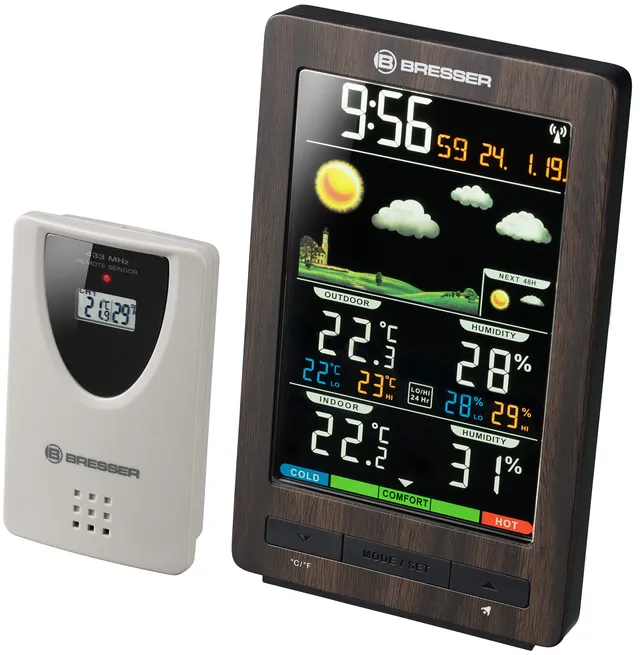 bresser-climatemp-ws-station-m-t-o-sans-fil-avec-capteur-ext-rieur-aspect-bois-p image 1