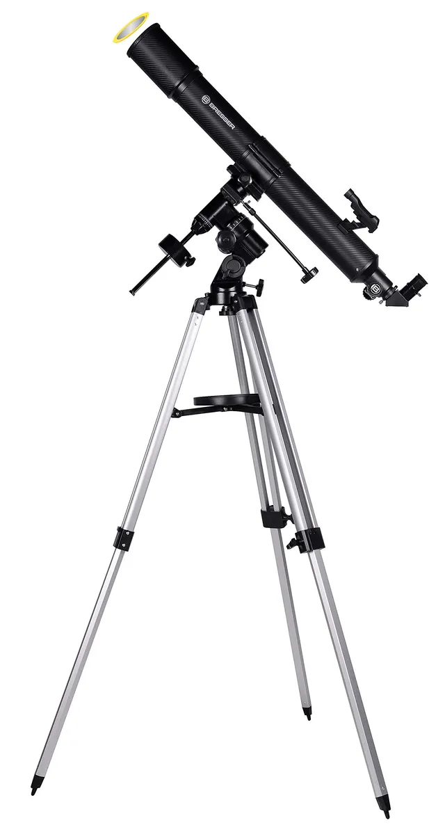 bresser-quasar-lunette-astronomique-80-900-avec-adaptateur-smartphone-carbon-des image 1