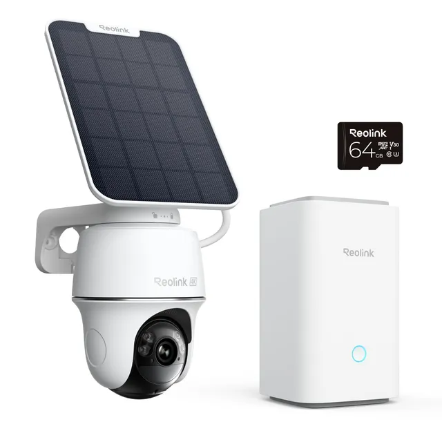 reolink-kit-1-1-argus-pt-ultra-solaire-4k-wi-fi-6-home-hub-stockage-local image 1