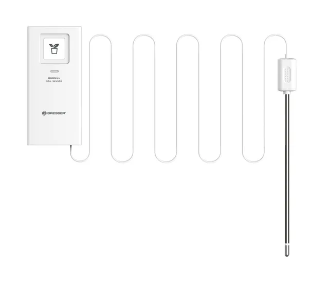 bresser-capteur-sol-temp-rature-et-hygrom-tre-sonde-suppl-mentaire-150-m-blanc image 1