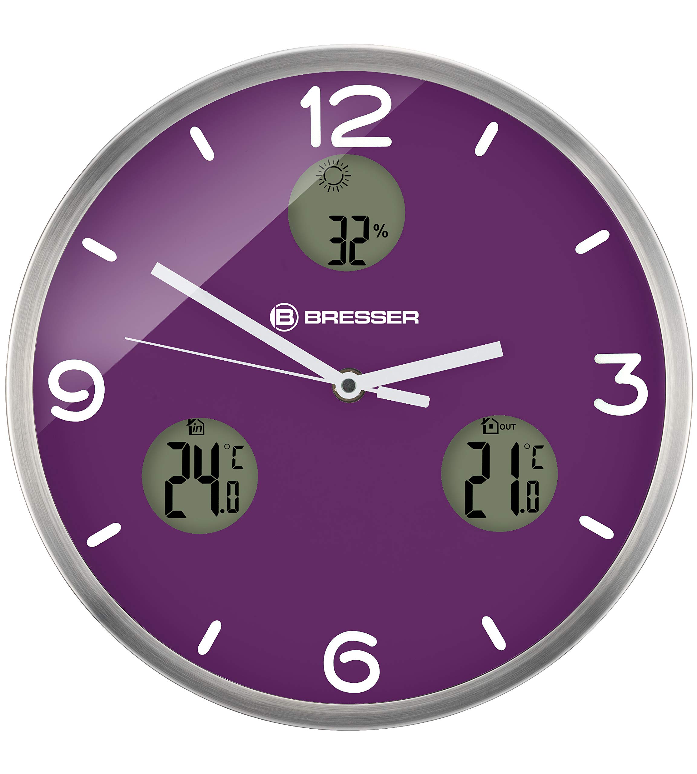 bresser-mytime-io-nx-horloge-murale-radio-pilot-e-30-cm-avec-thermom-tre-et-hygr image 3