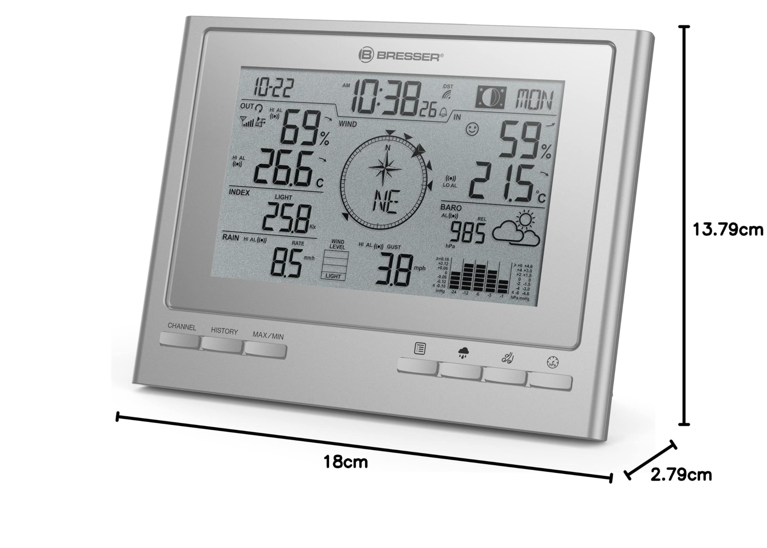 bresser-climatescout-7003100-base-suppl-mentaire-station-m-t-o-argent image 6