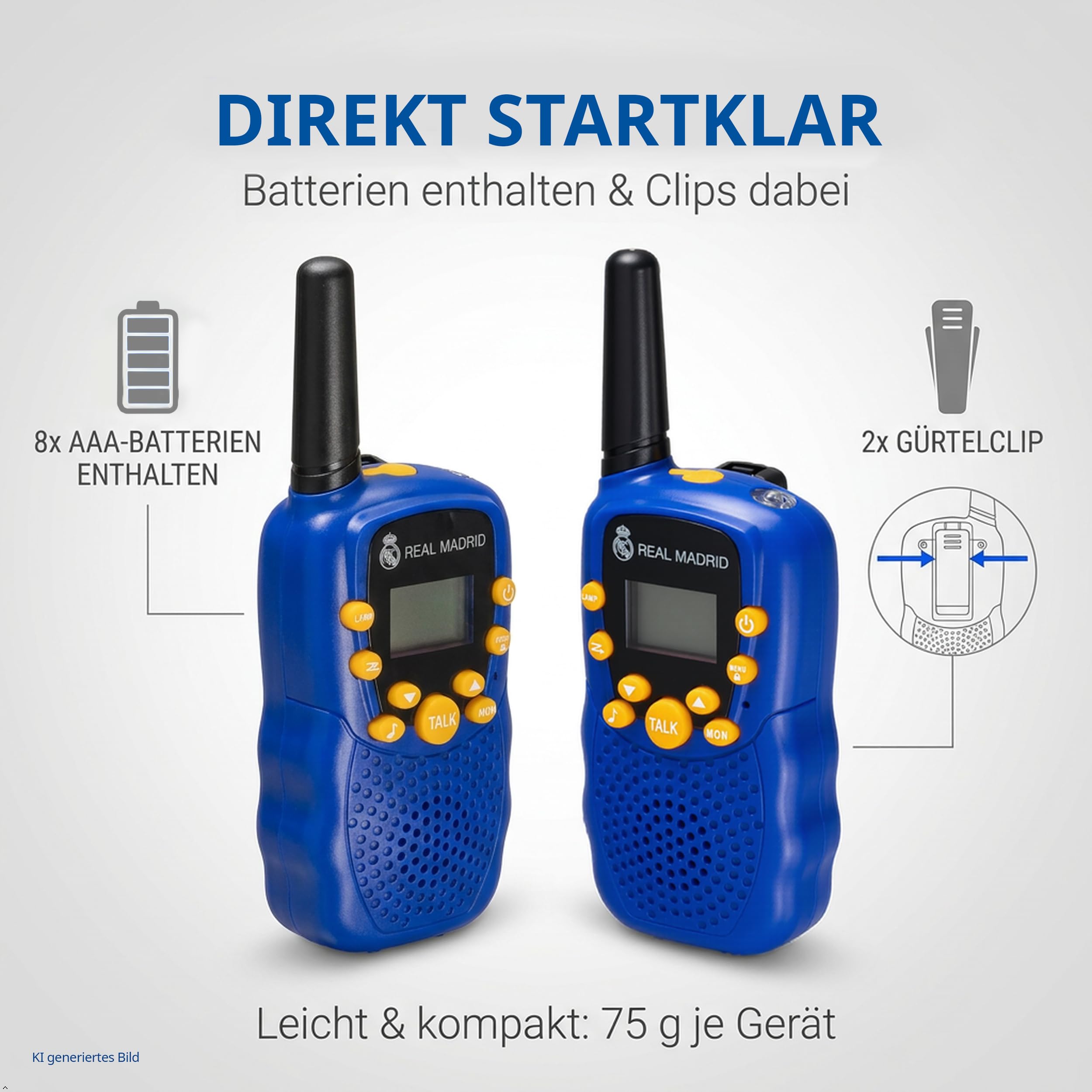 real-madrid-talkies-walkies-par-2-port-e-6-km-mode-vox-mains-libres image 6