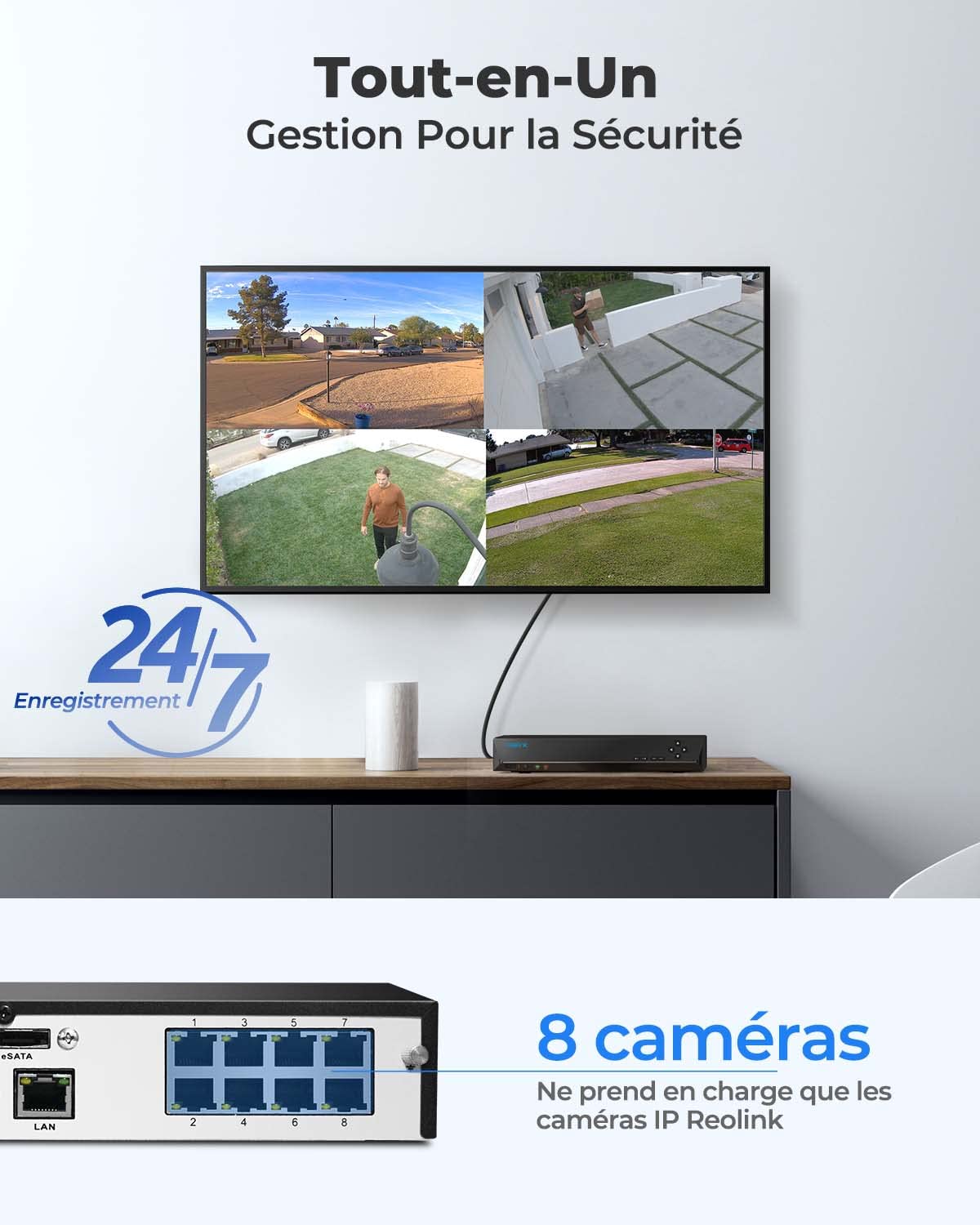 reolink-rln8-410-nvr-8-canaux-poe-4k-avec-disque-2-to image 2
