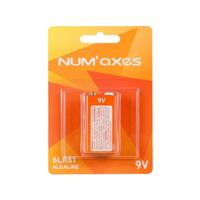 num-axes-blister-1-pile-6lr61-9v-pour-colliers-et-appareils image 1