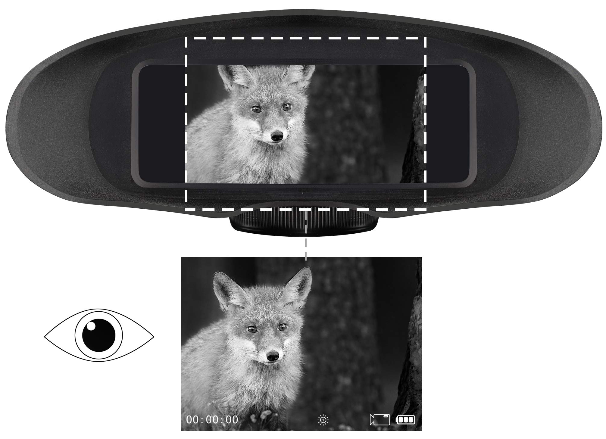 bresser-appareil-vision-nocturne-num-rique-binoculaire-3x-port-e-130-m image 3